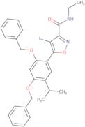 5-(2,4-bis(benzyloxy)-5-isopropylphenyl)-N-ethyl-4-iodoisoxazole-3-carboxamide