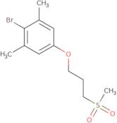 2-Bromo-1,3-dimethyl-5-(3-(methylsulfonyl)propoxy)benzene