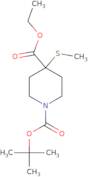 1-tert-Butyl 4-ethyl 4-(methylsulfanyl)piperidine-1,4-dicarboxylate