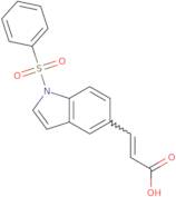 3-(1-Benzenesulfonyl-1H-indol-5-yl)-acrylic acid