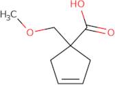 1-(Methoxymethyl)cyclopent-3-ene-1-carboxylic acid