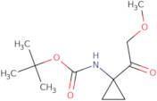 tert-Butyl N-[1-(2-methoxyacetyl)cyclopropyl]carbamate