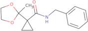 N-Benzyl-1-(2-methyl-1,3-dioxolan-2-yl)cyclopropane-1-carboxamide