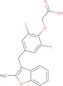 2-Methyl-3-(3,5-diiodo-4-carboxymethoxybenzyl)benzofuran