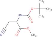 tert-Butyl (S)-1-(methoxycarbonyl)- 2-cyanoethylcarbamate