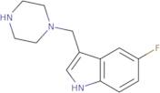 5-Fluoro-3-(piperazin-1-ylmethyl)-1H-indole