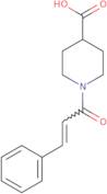 1-(3-Phenylprop-2-enoyl)piperidine-4-carboxylic acid