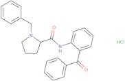 (S)-N-(2-benzoylphenyl)-1-benzylpyrrolidine-2-carboxamide hydrochloride