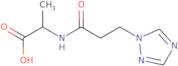 2-[3-(1H-1,2,4-Triazol-1-yl)propanamido]propanoic acid