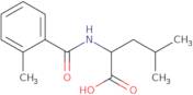 4-Methyl-2-[(2-methylphenyl)formamido]pentanoic acid