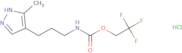 2,2,2-Trifluoroethyl N-[3-(5-methyl-1H-pyrazol-4-yl)propyl]carbamate hydrochloride