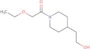 2-Ethoxy-1-(4-(2-hydroxyethyl)piperidin-1-yl)ethan-1-one