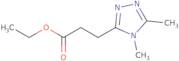 Ethyl 3-(dimethyl-4H-1,2,4-triazol-3-yl)propanoate