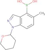 [5-Methyl-1-(oxan-2-yl)-1H-indazol-4-yl]boronic acid