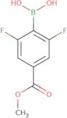 4-Methoxycarbonyl-2,6-difluorophenylboronic acid