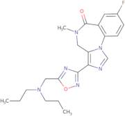 3-[5-[(Dipropylamino)methyl]-1,2,4-oxadiazol-3-yl]-8-fluoro-5-methyl-4H-imidazo[1,5-a][1,4]benzodi…