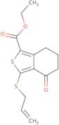 Ethyl 3-(allylthio)-4-oxo-4,5,6,7-tetrahydrobenzo[C]thiophene-1-carboxylate