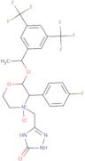 3-[[(2R,3S)-2-[(1R)-1-[3,5-Bis(trifluoromethyl)phenyl]ethoxy]-3-(4-fluorophenyl)-4-oxidomorpholin-4-ium-4-yl]methyl]-1,4-dihydro-1,2 ,4-triazol-5-one