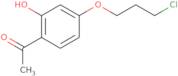 1-[4-(3-Chloropropoxy)-2-hydroxyphenyl]ethan-1-one
