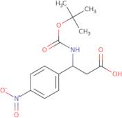 3-{[(tert-Butoxy)carbonyl]amino}-3-(4-nitrophenyl)propanoic acid