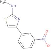 N-Methyl-4-(3-nitrophenyl)-1,3-thiazol-2-amine