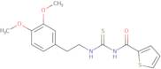 N-(((2-(3,4-dimethoxyphenyl)ethyl)amino)thioxomethyl)-2-thienylformamide