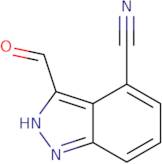 4-Cyano-3-(1H)indazole carboaldehyde
