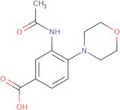 3-Acetylamino-4-morpholin-4-yl-benzoic acid