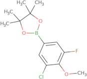 2-(3-Chloro-5-fluoro-4-methoxyphenyl)-4,4,5,5-tetramethyl-1,3,2-dioxaborolane