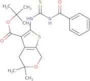 tert-Butyl 2-(3-benzoylthioureido)-5,5-dimethyl-5,7-dihydro-4H-thieno[2,3-c]pyran-3-carboxylate