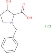 (2S,3S)-1-Benzyl-3-hydroxypyrrolidine-2-carboxylic acid hydrochloride