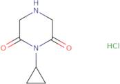 1-cyclopropyl-2,6-piperazinedione hcl