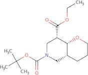 Racemic-(4aR,8S,8aR)-6-tert-butyl 8-ethyl hexahydro-2H-pyrano[3,2-c]pyridine-6,8(7H)-dicarboxylate