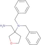 3-(Aminomethyl)-N,N-dibenzyloxolan-3-amine