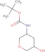 tert-Butyl (5-hydroxytetrahydro-2H-pyran-3-yl)carbamate