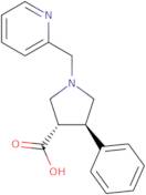 Trans-4-Phenyl-1-(Pyridin-2-Ylmethyl)Pyrrolidine-3-Carboxylic Acid