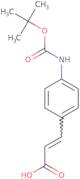 (2E)-3-(4-{[(tert-Butoxy)carbonyl]amino}phenyl)prop-2-enoic acid