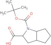 (2S,3aR,6aR)-1-(tert-Butoxycarbonyl)octahydrocyclopenta[b]pyrrole-2-carboxylic acid