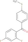 2,4-Difluoro-4'-(methylthio)benzophenone