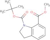 1-o-tert-Butyl 7-o-methyl 2,3-dihydroindole-1,7-dicarboxylate