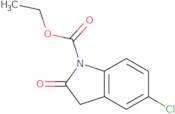 5-Chloro-2,3-dihydro-2-oxo-1H-indole-1-carboxylic acid ethyl ester