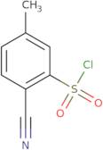 2-Cyano-5-methylbenzenesulfonyl chloride