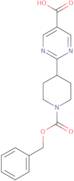 2-(1-((Benzyloxy)carbonyl)piperidin-4-yl)pyrimidine-5-carboxylic acid