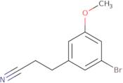 3-(3-Bromo-5-methoxyphenyl)propanenitrile