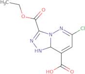 6-Chloro-3-(ethoxycarbonyl)-1,8a-dihydro-[1,2,4]triazolo[4,3-b]pyridazine-8-carboxylic acid