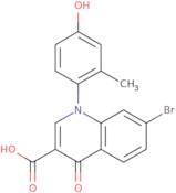 7-Bromo-1-(4-hydroxy-2-methylphenyl)-4-oxo-1,4-dihydroquinoline-3-carboxylic acid