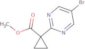 Methyl 1-(5-bromopyrimidin-2-yl)cyclopropanecarboxylate