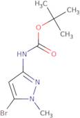 tert-butyl 5-Bromo-1-methyl-1H-pyrazol-3-ylcarbamate