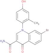 7-Bromo-1-(4-hydroxy-2-methylphenyl)-4-oxo-1,4-dihydroquinoline-3-carboxamide