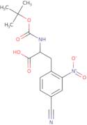 (S)-2-((tert-Butoxycarbonyl)amino)-3-(4-cyano-2-nitrophenyl)propanoic acid